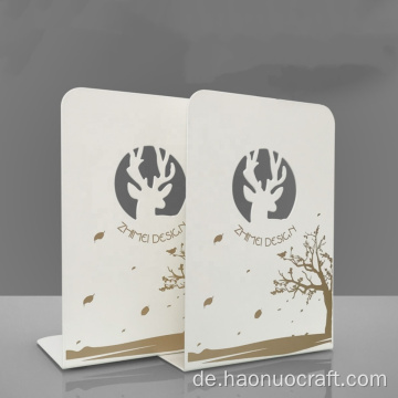 Deer einfacher Desktop-Bücherregal-Aufbewahrungssortierbuchständer